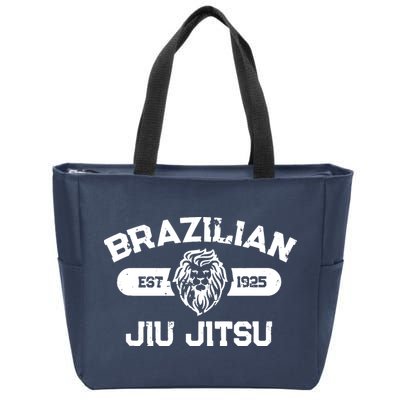 Brazilian Jiu Jitsu Established 1925 BJJ Gift MMA Fighter Zip Tote Bag