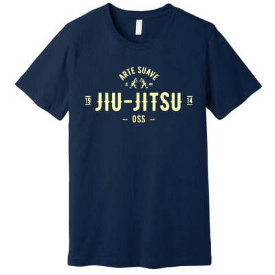 Brazilian Jiu Jitsu Arte Suave Oss BJJ Premium T-Shirt