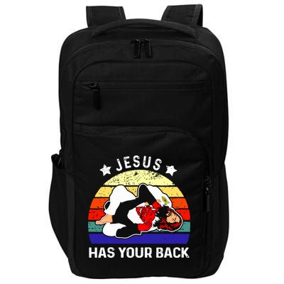 Brazilian Jiu Jitsu Jesus Has Your Back Impact Tech Backpack