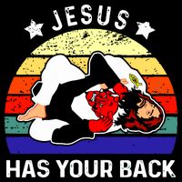 Brazilian Jiu Jitsu Jesus Has Your Back Impact Tech Backpack
