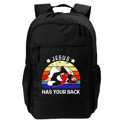 Brazilian Jiu Jitsu Jesus Has Your Back Backpack