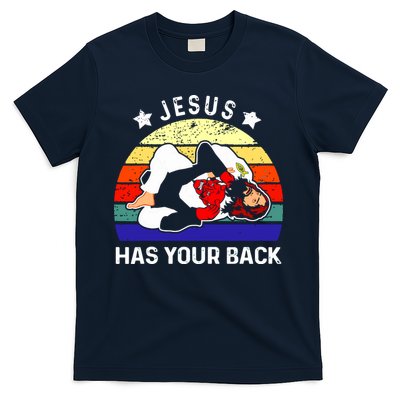 Brazilian Jiu Jitsu Jesus Has Your Back T-Shirt