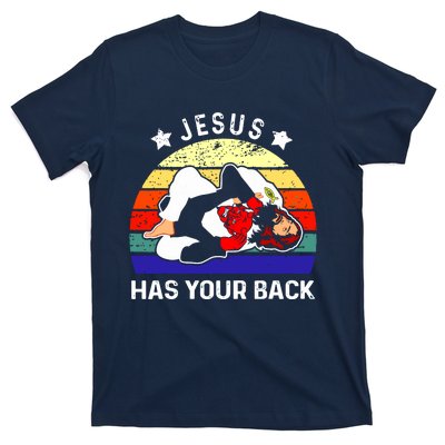 Brazilian Jiu Jitsu Jesus Has Your Back T-Shirt