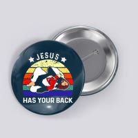 Brazilian Jiu Jitsu Jesus Has Your Back Button