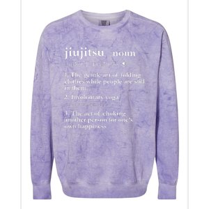 Brazilian Jiu Jitsu Funny BJJ Gifts Women Colorblast Crewneck Sweatshirt