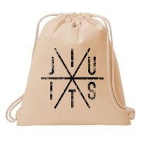 Brazilian Jiu Jitsu Bjj Distressed Drawstring Bag