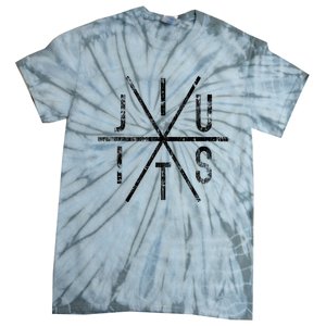 Brazilian Jiu Jitsu Bjj Distressed Tie-Dye T-Shirt