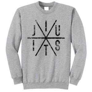 Brazilian Jiu Jitsu Bjj Distressed Tall Sweatshirt