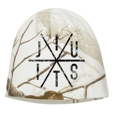 Brazilian Jiu Jitsu Bjj Distressed Kati - Camo Knit Beanie