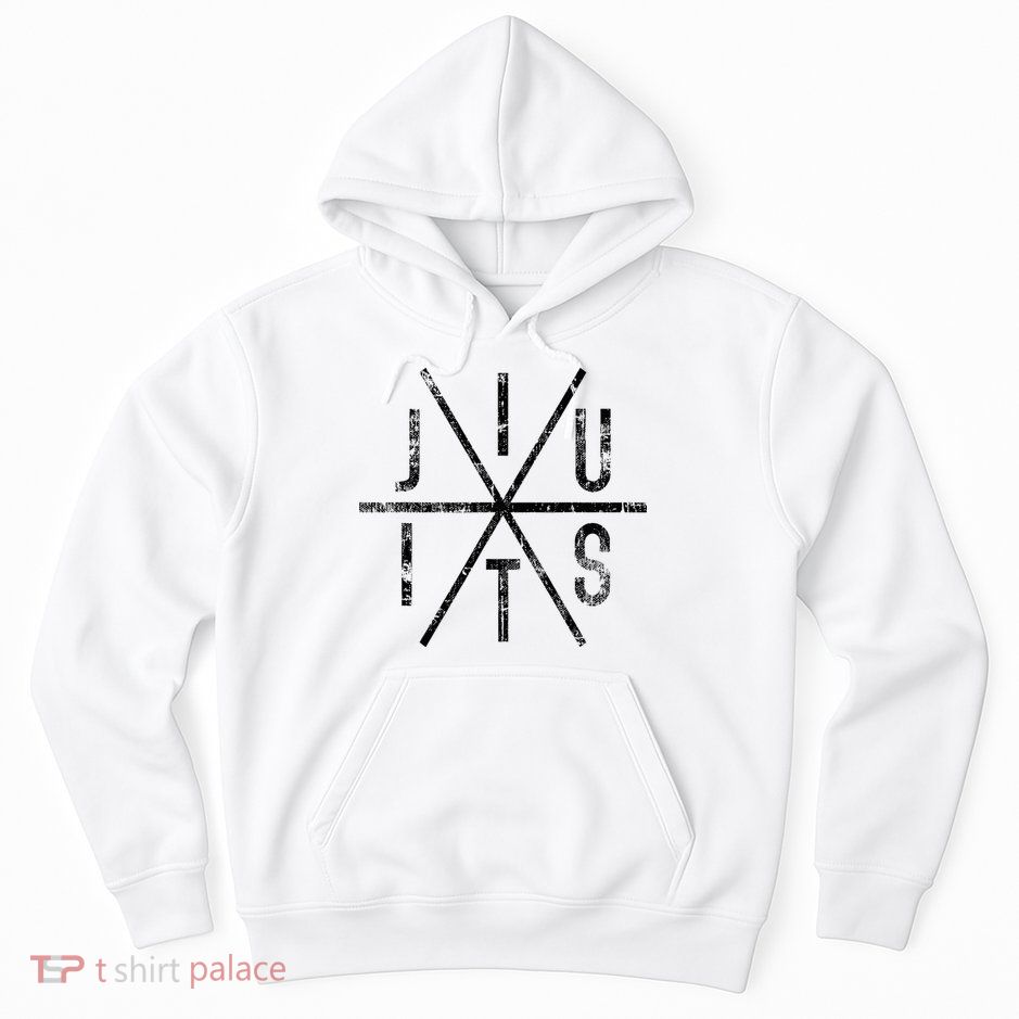 Brazilian Jiu Jitsu Bjj Distressed Hoodie