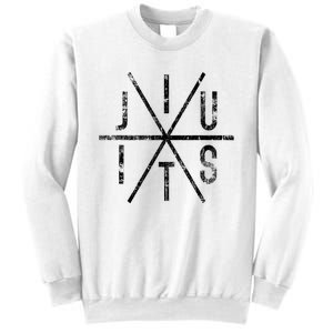 Brazilian Jiu Jitsu Bjj Distressed Sweatshirt