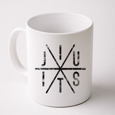 Brazilian Jiu Jitsu Bjj Distressed Mug