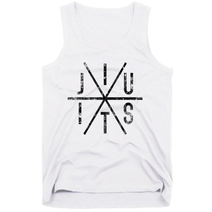 Brazilian Jiu Jitsu Bjj Distressed Tank Top