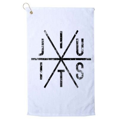 Brazilian Jiu Jitsu Bjj Distressed Golf Towel