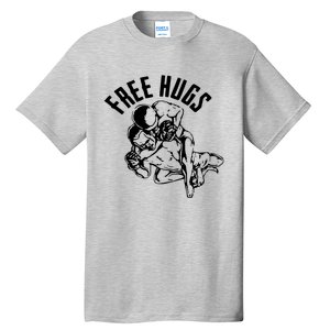 Brazilian Jiu Jitsu Free Hugs Martial Tall T-Shirt