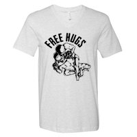 Brazilian Jiu Jitsu Free Hugs Martial V-Neck T-Shirt