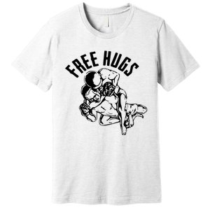 Brazilian Jiu Jitsu Free Hugs Martial Premium T-Shirt