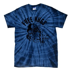 Brazilian Jiu Jitsu Free Hugs Martial Tie-Dye T-Shirt