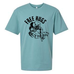 Brazilian Jiu Jitsu Free Hugs Martial Sueded Cloud Jersey T-Shirt