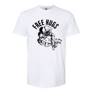 Brazilian Jiu Jitsu Free Hugs Martial Softstyle CVC T-Shirt