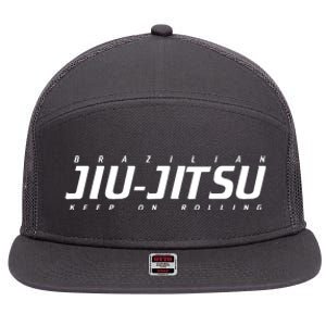 BRAZILIAN JIU JITSU 7 Panel Mesh Trucker Snapback Hat