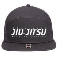 BRAZILIAN JIU JITSU 7 Panel Mesh Trucker Snapback Hat