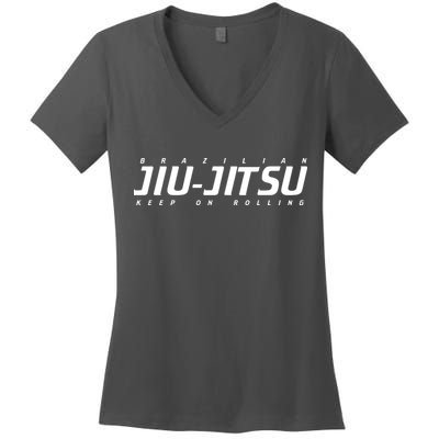 BRAZILIAN JIU JITSU Women's V-Neck T-Shirt