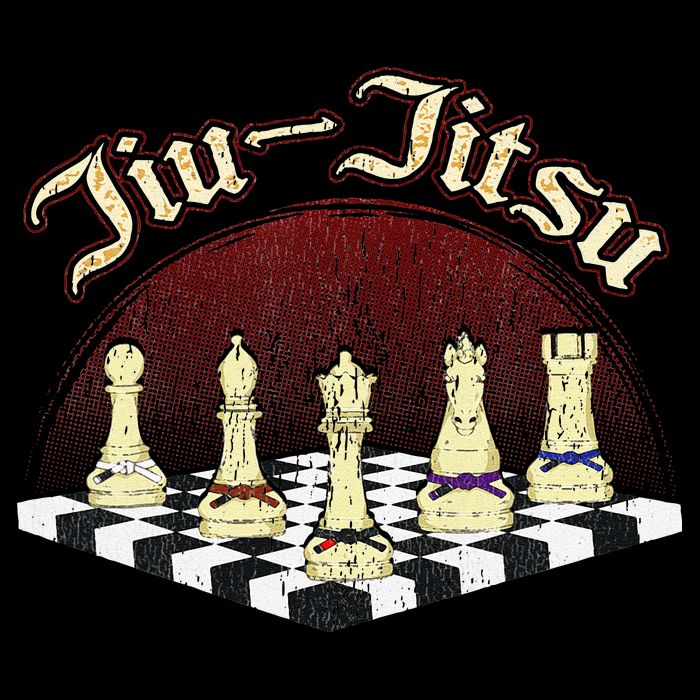 Brazilian Jiu Jitsu Chess Black Belt Impact Tech Backpack