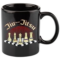 Brazilian Jiu Jitsu Chess Black Belt 11oz C Handle Ceramic Mug