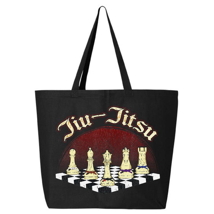 Brazilian Jiu Jitsu Chess Black Belt 25L Jumbo Tote