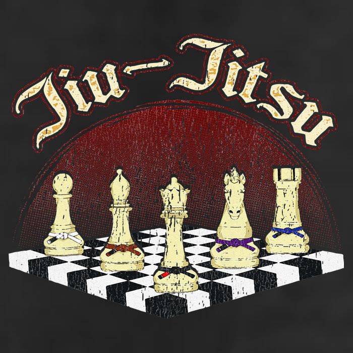 Brazilian Jiu Jitsu Chess Black Belt 25L Jumbo Tote