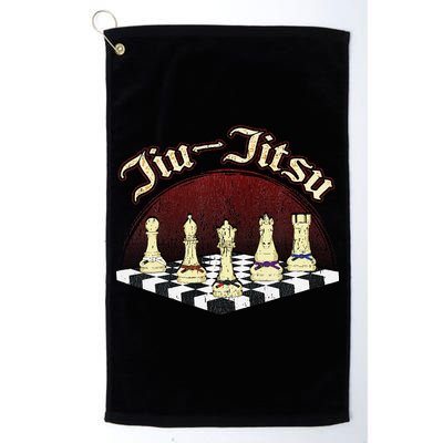 Brazilian Jiu Jitsu Chess Black Belt Golf Towel
