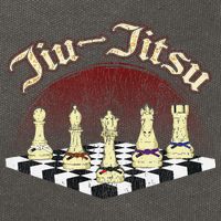 Brazilian Jiu Jitsu Chess Black Belt Cotton Canvas Backpack