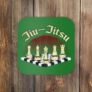 Brazilian Jiu Jitsu Chess Black Belt Coaster