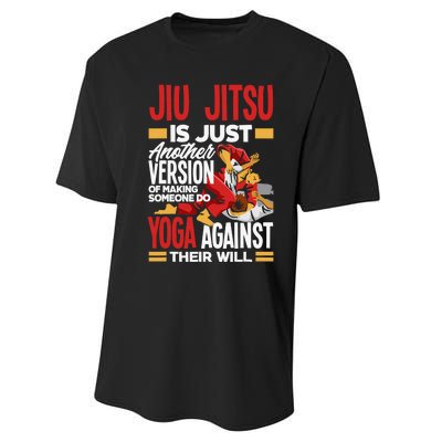 Brazilian Jiu Jitsu Quote Martial Artist Fun Performance Sprint T-Shirt