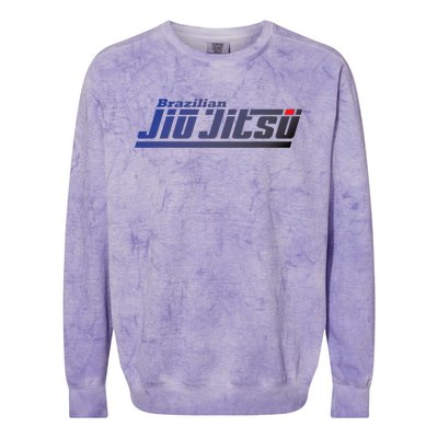 BRAZILIAN JIU JITSU BLUE BELT BJJ NOGI Grappling Colorblast Crewneck Sweatshirt