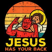 Brazilian Jiu Jitsu Jesus Jesus Has Your Back City Backpack