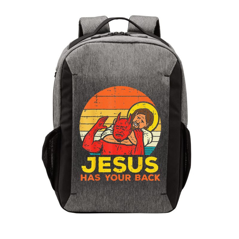 Brazilian Jiu Jitsu Jesus Jesus Has Your Back Vector Backpack