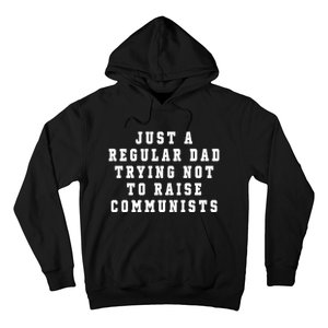 Just A Regular Dad Trying Not To Raise Communists Hoodie