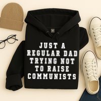 Just A Regular Dad Trying Not To Raise Communists Hoodie
