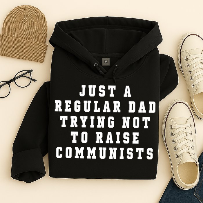 Just A Regular Dad Trying Not To Raise Communists Hoodie