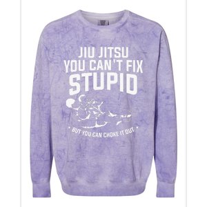 Brazilian Jiu Jitsu Jiu Jitsu Tee Funny You Can't Gift Colorblast Crewneck Sweatshirt