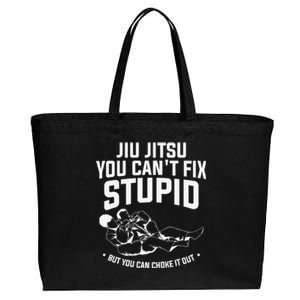 Brazilian Jiu Jitsu Jiu Jitsu Tee Funny You Can't Gift Cotton Canvas Jumbo Tote