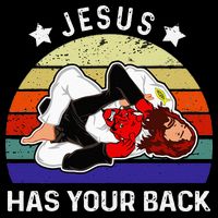 Brazilian Jiu Jitsu Jesus Jesus Has Your Back Impact Tech Backpack