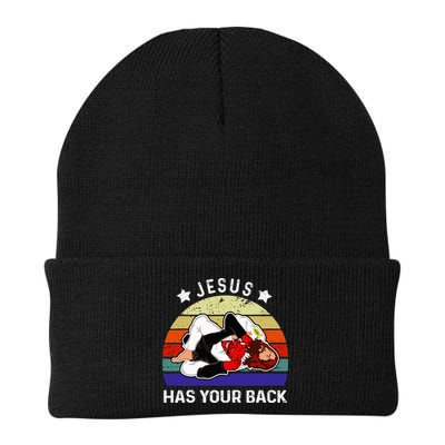Brazilian Jiu Jitsu Jesus Jesus Has Your Back Beanie