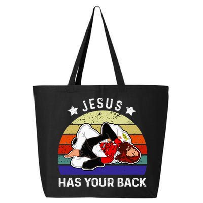 Brazilian Jiu Jitsu Jesus Jesus Has Your Back 25L Jumbo Tote