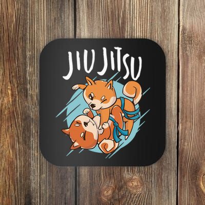 Brazilian Jiu Jitsu corgis Coaster