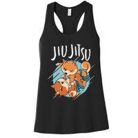 Brazilian Jiu Jitsu corgis Women's Racerback Tank