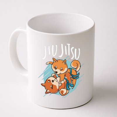 Brazilian Jiu Jitsu corgis Coffee Mug