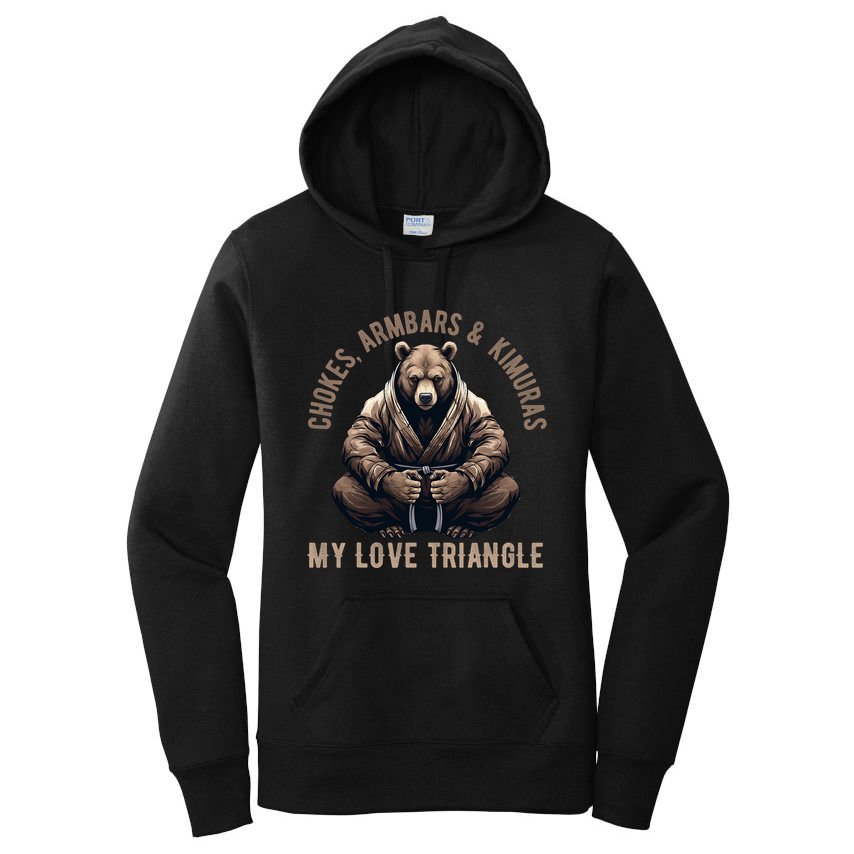 Brazilian Jiu Jitsu Bjj Grappling Women's Pullover Hoodie